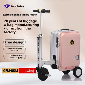 [3C Certification]  Luggage Scooter Spinner Rideable 2025 Travel Suitcase Extra-Long Battery Life 20-Inch Carry-On TSA