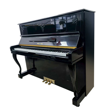 Youngchang Black Gloss Finish Second-hand Piano, Suitable for Home Practice and Examination Preparation