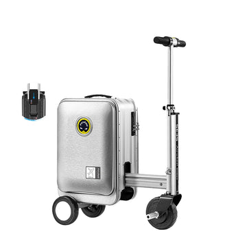 Electric Three-wheel Aluminum Alloy Removable Lithium Battery Scooter Suitcase Ridable App Control Powerful Motor Electronic