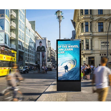 Outdoor Street Digital Billboard Totem De Led Advertising Screen Kiosk Outdoor Led Stand Poster Display