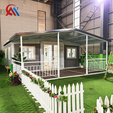 Casa Contenedora Expandible Con Bano Y Sala De Estar, Casas Prefabricadas De 3 Dormitorios Con jardin