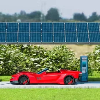 YOUYA New Customized Aluminium Anodized Surface Waterproof Bifacial Solar Carport Mounting System for Hotel