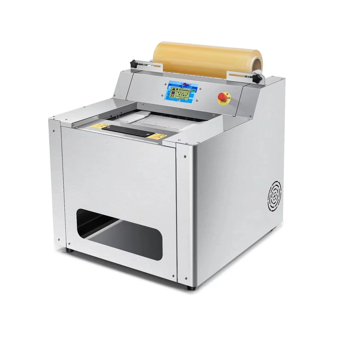 Super X Automatic PE PO PVC Stretch Cling Film Tray Wrapping Packaging Machine