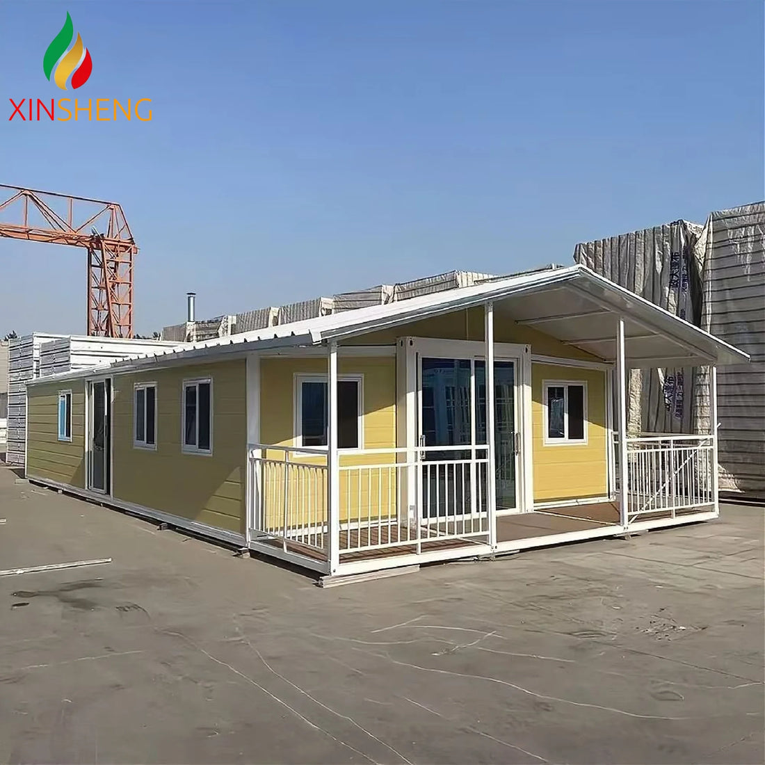 CE Mobile Quick Assembly Tiny House 20 40 Foot Double Wing Luxury Expandable Container House With Villa