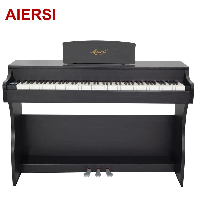 China Factory Price Upright Digital Piano Hammer Touch Response Piano 88 Wooden Keys with 3 Pedal for Sale