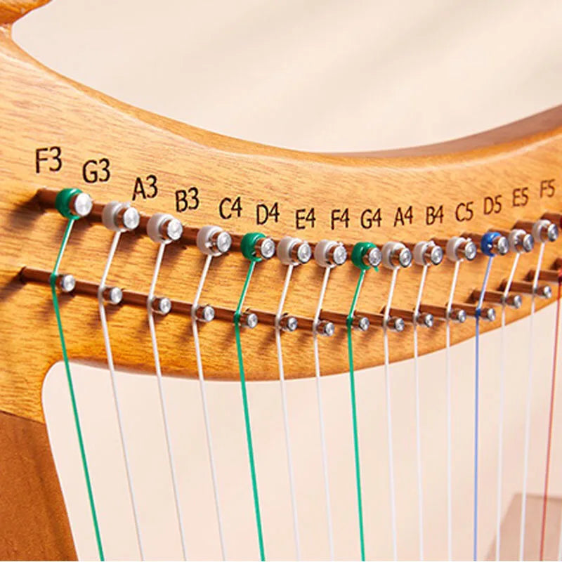 Classical Harp 23 Strings Easy to Learn Lyre String Instrument Portable Harp