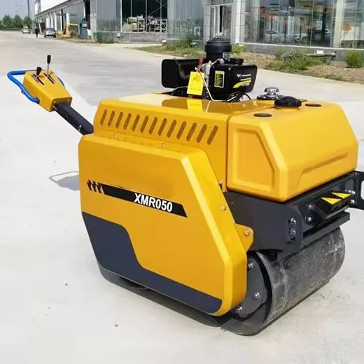 Used Easy Transport XMR050 Mini Vibratory Double Drum Roller 5 Ton 500kg Lightweight Fully Hydraulic System Cummins 4.8kW Engine