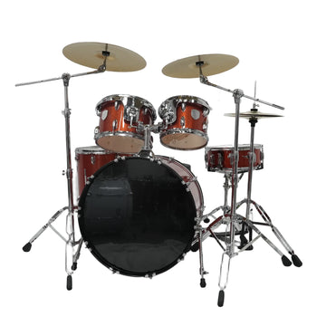 Professional High Quality Complete Black Transparent Drumheads Optional Adult Drum Set With Cymbals