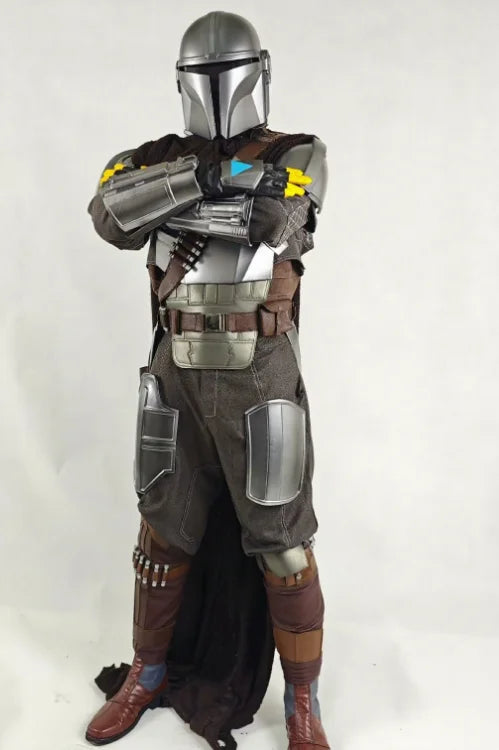 Customized StarWars Mandalorian Cosplay Armor Costume Anime Sets for Role-Playing Halloween Festival Featuring Iconic Suits