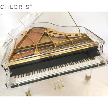 Full Crystal  Piano with Modern Style and  Whole clear Design HG-168A