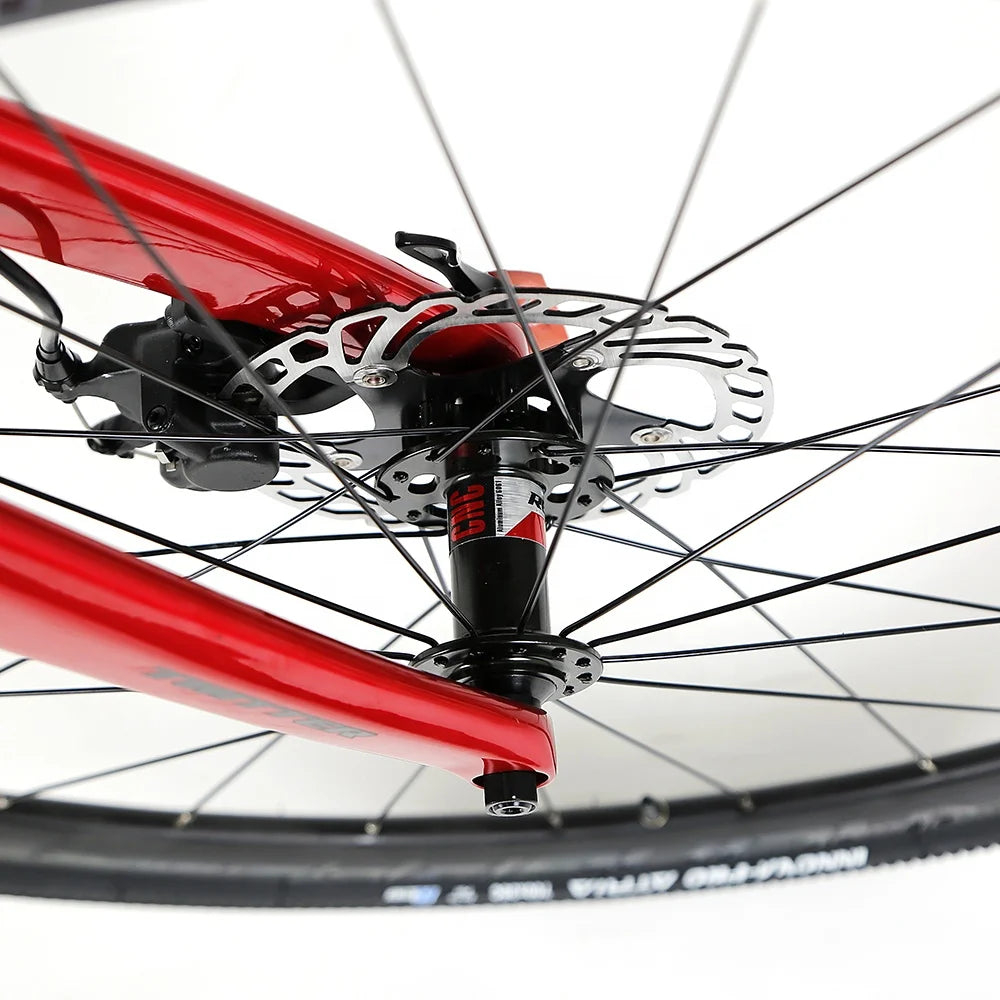 2026 Hidden Cable Handlebar Disc Brake Thru-axle Racing Carbon Fiber Road Bike Gravel Bike 700c*40c Speed Aluminum Alloy Wheels