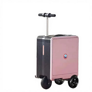Smart Two-Wheel Scooter 10 Inch Tire Foldable Suitcase Removable Battery 15km Range Hidden Telescopic Handle 11-20km/h Speed