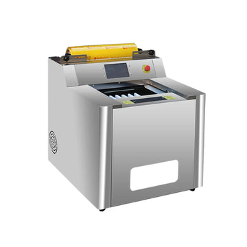 HIPAC Plastic Commercial Cling Film Packaging Strapping Machine Automatic Electric Motor Easy Operate for Fruit Vegetable Food