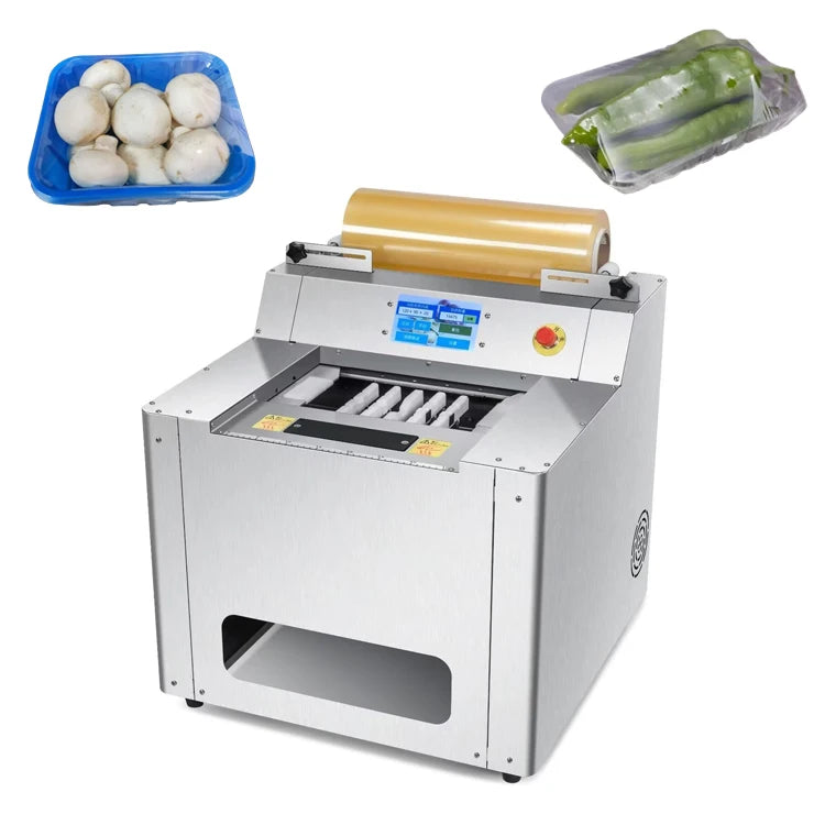 High Speed Stretch Plastic Wrap Food Preservation Plastic Packaging Machine Wrapping Machine