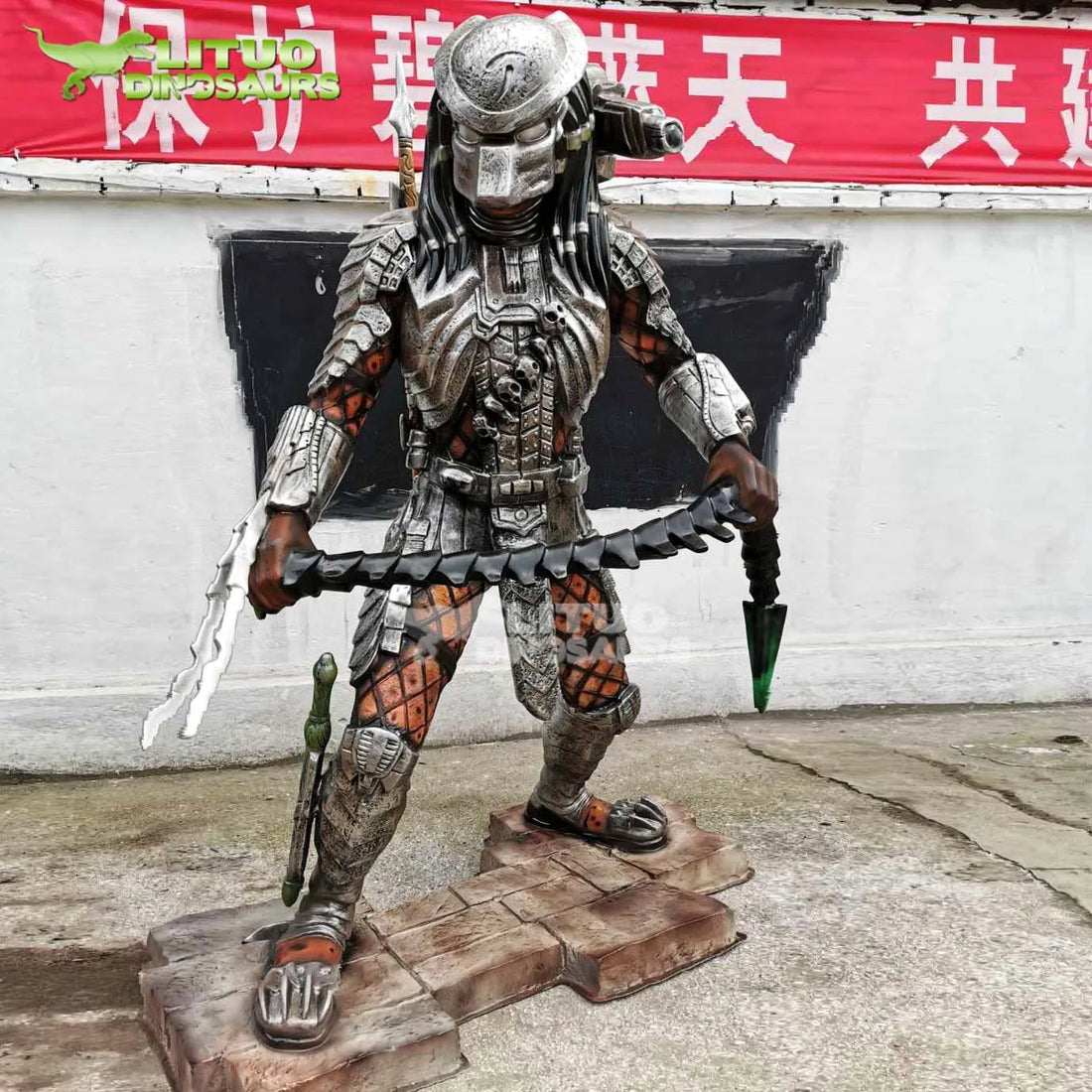 Fiberglass Life Size Statue Predator