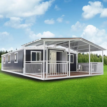 Customize 40ft Hurricane Proof 3 Bedroom Modular House Light Steel Foldable Flat Pack Expandable Prefab Container Houses