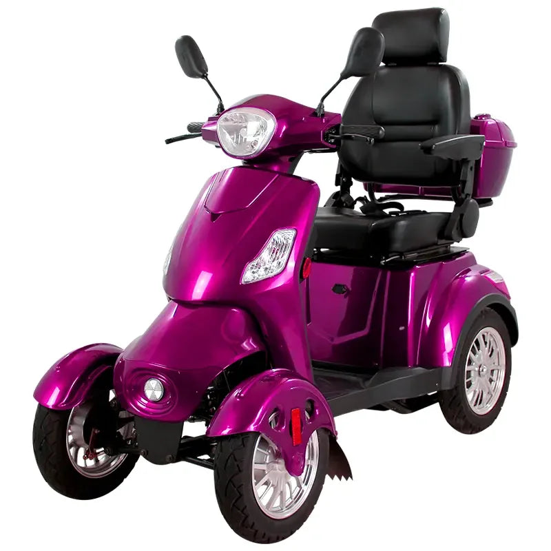 Popular 60/48V 20Ah Lithium or Lead Acid Battery 1000W Motor 4-wheeled Electric Multi-functional Scooter Motorcycle Car for Sale