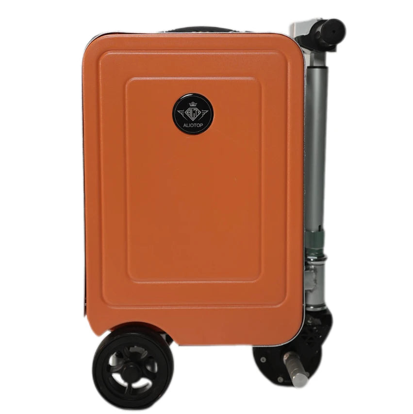 Aliotop Modern Light Weight TSA Electric Smart Suitcase 13km/h Large Capacity Removable Battery Portable Aluminium Frame Hard