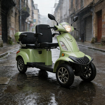 Simple Elegant Versatile 1000W/20Ah Lead-acid Battery 200kg Max Load Brushless Motor Waterproof 40-60km Range Four-wheel Scooter