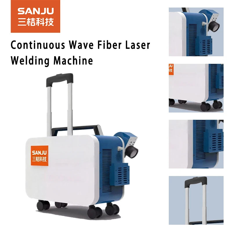 New 300W Industrial Grade Fiber Cleaning Machine for Rust Metal Wood Rubber Stainless Steel Aluminum Stone 15-30 M/h Speed
