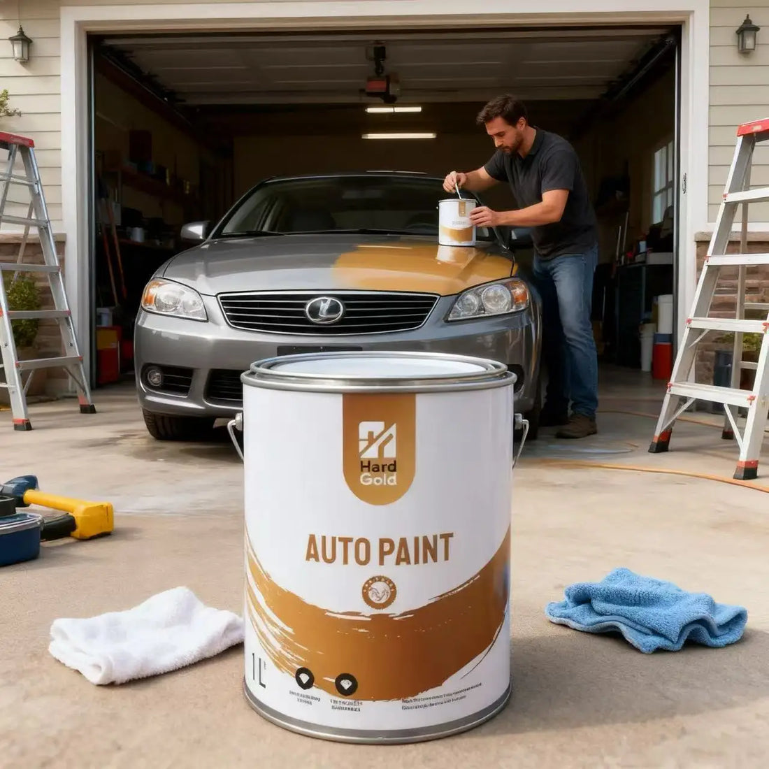 High-Performance Acrylic 2K Topcoat for Automotive Boat Paint Anti-Corrosive Liquid Coating Competitive Pricing Brush