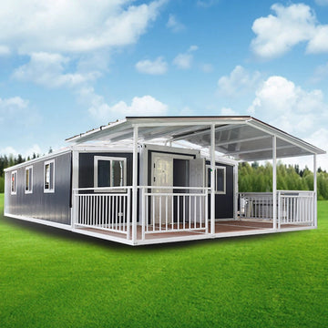 Customize 40ft Hurricane Proof 3 Bedroom Modular House Light Steel Foldable Flat Pack Expandable Prefab Container Houses