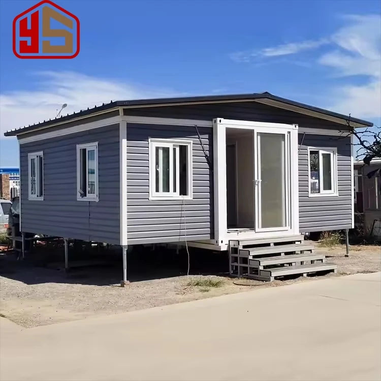 Modern Cheap Luxury Prefab 1 2 3 4 Bedrooms Flat Pack Container Houses Portable Prefabricated Homes Two Bed Room Attached Toilet