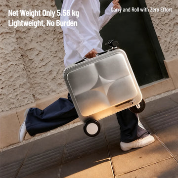 Hot Selling Smart Ride On Luggage 21L Compact Aluminum Frame Hard Shell Suitcase for Business Trips and Holidays