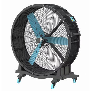 High-Powered Industrial Standing Fan — Gym & Mobile Use, 1m, 1.5m & 2m
