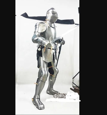 Medieval European Knight Armor Costume — Full Body, Wearable, Halloween & Cosplay