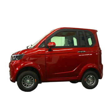 The Electric Mini-car, Manufactured in a Chinese Factory, Is Equipped with a 60V 2000W Motor and Has a Top Speed of 45 km/h