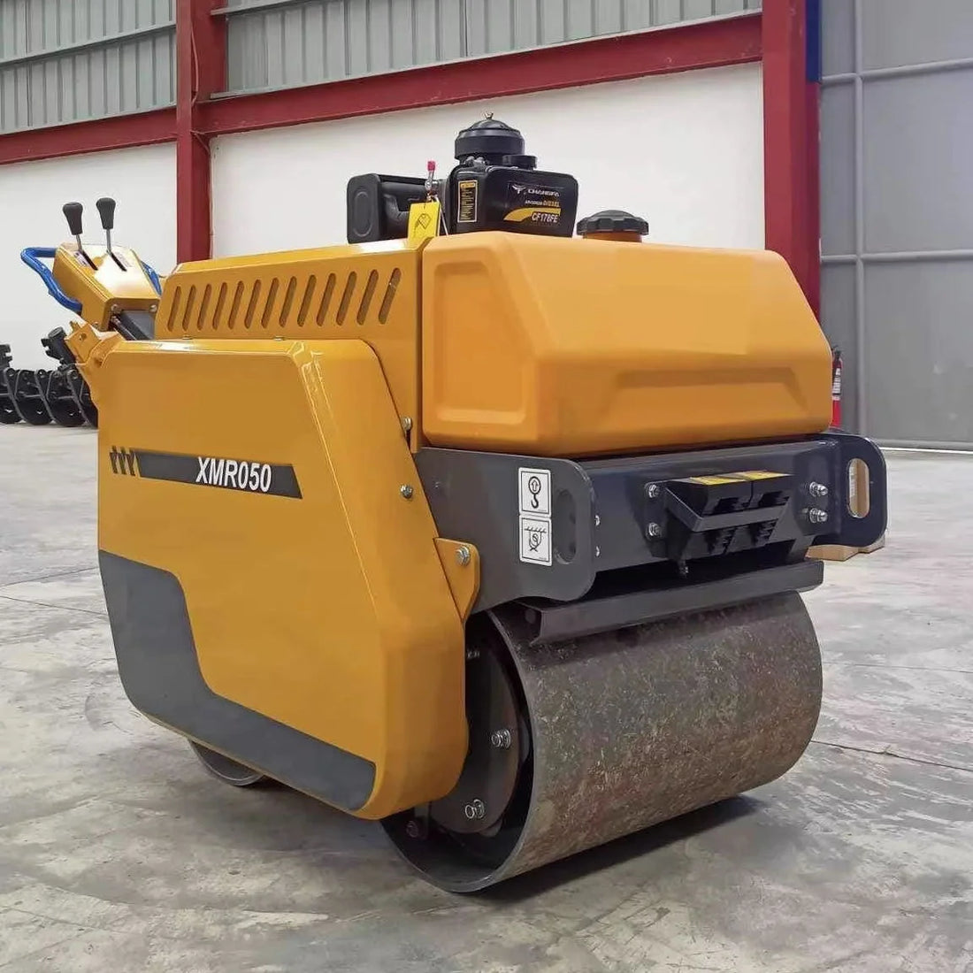 Light Compacting Equipment  XMR050 Double Drum Roller  0.5 Ton  Compactor with 530 mm Roller Width