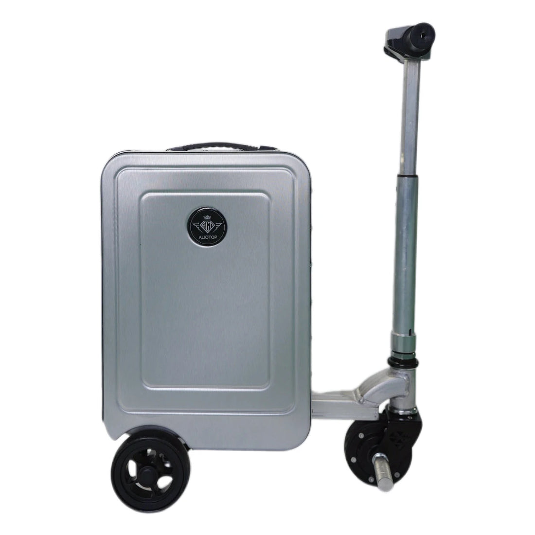 Electric Aluminum 20-Inch Lightweight Durable Anti-Theft Waterproof Eco-Friendly Portable Modern Suitcase Smartphone APP