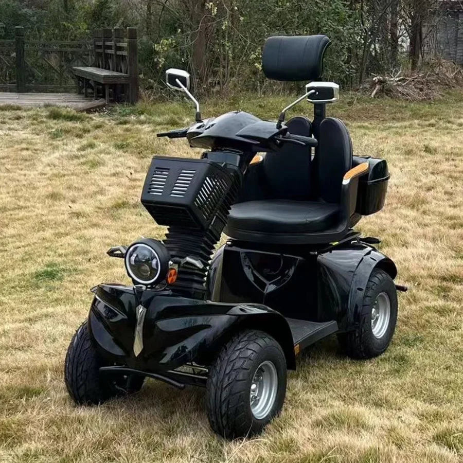 Competitive Elderly People Comfortable Outdoor Driving Heavy Duty1000W60V 4 Wheel Electric Mobility Scooter