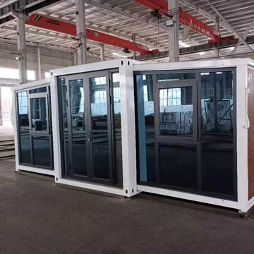 XH 20ft 40ft Steel Folding Container-proof Modular Outdoor Hotel Exterior Sandwich Panel 2-3 Hurricane-proof House 2-3 Bedrooms