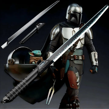 Mandalorian Darksaber for Comic Con | Neopixel Lightsaber Factory Wholesale High Margin for US EU New Resellers & Dropshipping