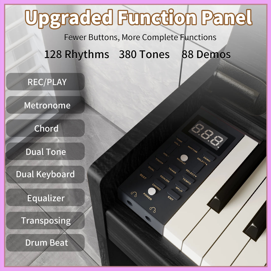 Music Keyboard Piano Electronic Upright Piano Keyboard Digital Piano Professionnel