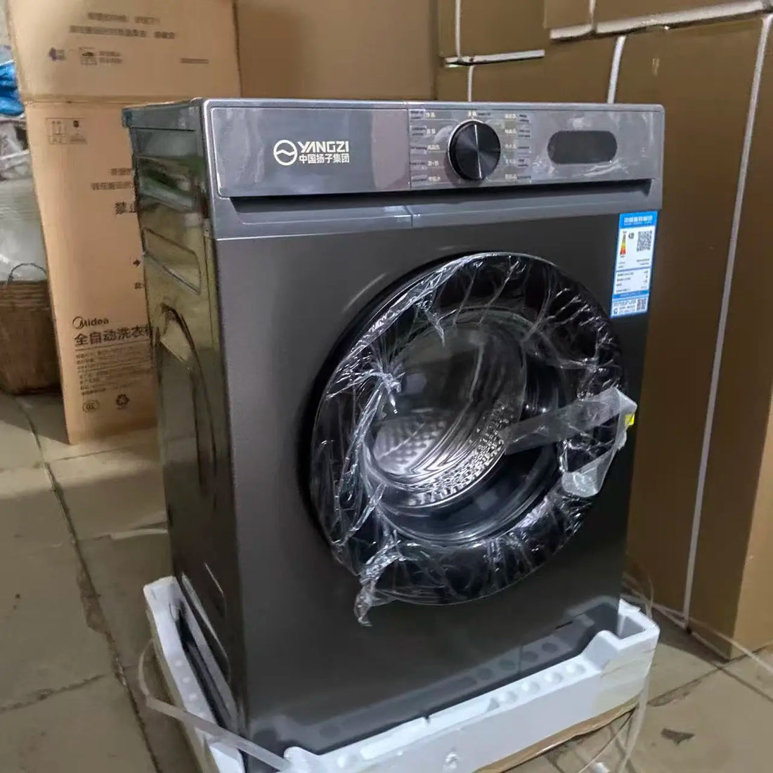8 kg 10 kg 12kg Stainless Steel Automatic Front-Load Washer Dryer Convenient Washing Machine