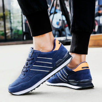 2025 Men Casual Shoes Comfortable Sneakers Artificial Leather Male Spring Flats Trainers Outdoor Mens Shoes Lac-Up Free Shipping