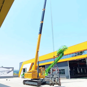 Hydraulic Telescopic Boom Spider Crane — 3T, 5T & 8T, CE Certified, Diesel Engine