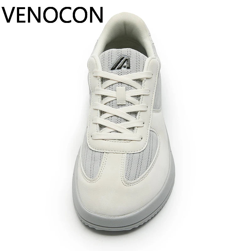 Men's Minimalist Barefoot-Feel Knitwear Sneakers — Wide Toe
