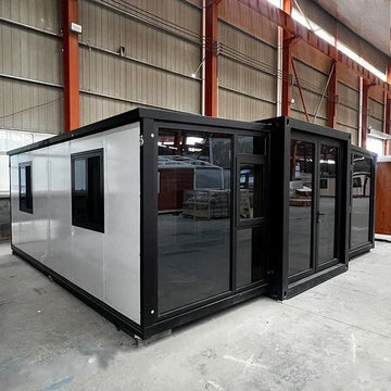 Best Seller20FT Luxury Prefab Tiny Mobile Home 2-3 Bedroom Folding Expandable Shipping House for Apartment House Hotel Made Sand