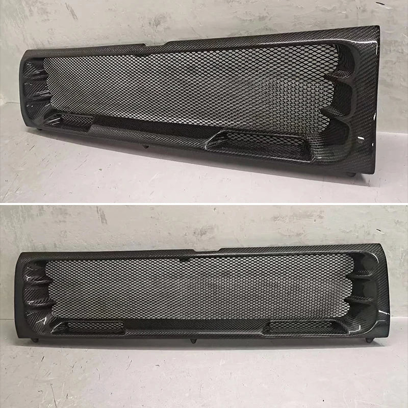 For Mitsubishi Shogun Pajero V55 1996 1997 Year Racing Grille Grill Body Kit Accessories FRP Matte Black