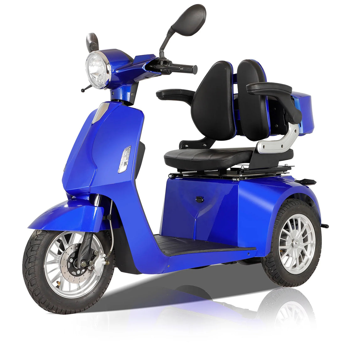 Electric tricycle, four-wheeled adult leisure scooter electric vehicle