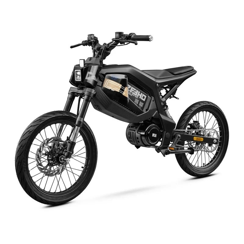 17" Urban E-Bike 50km/h City Electric Bicycle Mid-Motor Soft Tail Smart Ebike