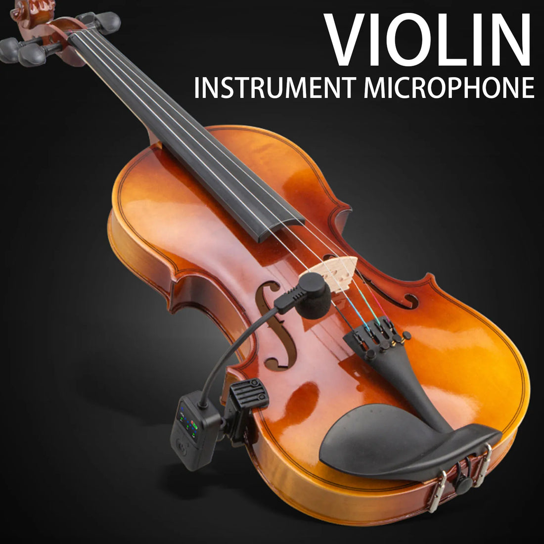 Wireless Microphone System Violin Performance Microphone for Saxophone Brass Instrument Professional Sound Pickup Microphone