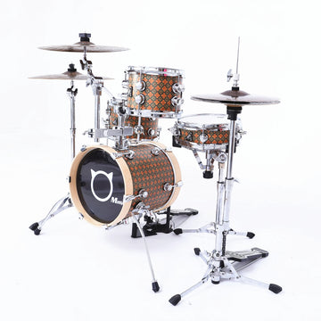 Drum Set 4 Piece Full Size Drum Kit , Special Shell Surface, Birch Wood Shell, Easy To Carry .