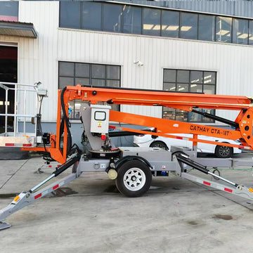 CATHAYLIFT Spider Boom Lift — 10–20m Working Height, 200kg, Multiple Power Options