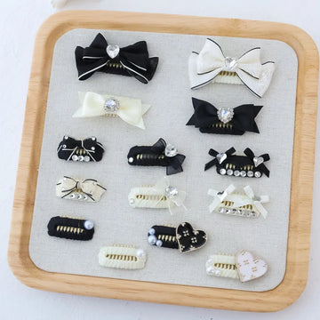 Pet Handmade BB Clip Cat Small Dog Bow Puppy Accessories Cute Diamond Headpiece Dog Accessories for Small Dogs