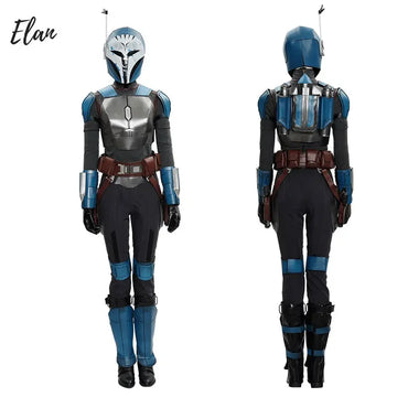 Halloween Leather Battle Suit Katan Kryze Cosplay Costume Top Pants Armor Full Set and Individual Items Are Sold Custom Made